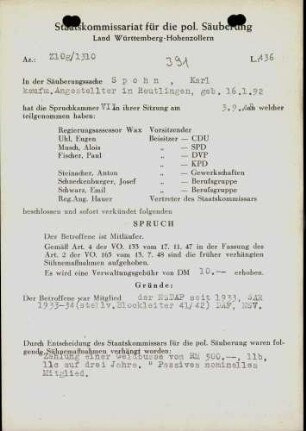 Spohn, Karl