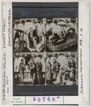 Kindheit Christi, niedersächsisch-hessisch. Hannover, Landesgalerie