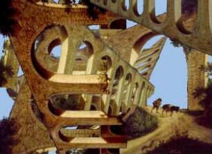 777.01 Nieritz überquert eine Brücke