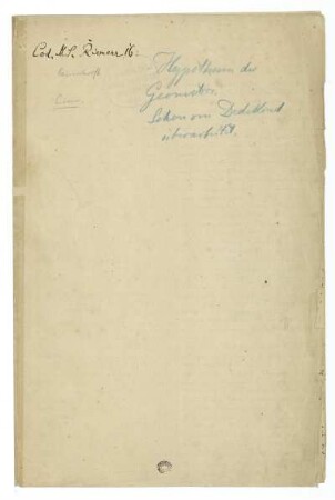 Über die Hypothesen, welche der Geometrie zu Grunde liegen [Habilitationsschrift von 1854], Ohne Ort, 1852 - 1854