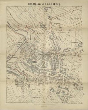 Stadtplan von Leonberg