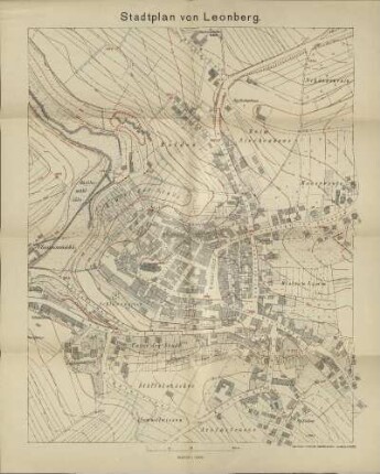 Stadtplan von Leonberg