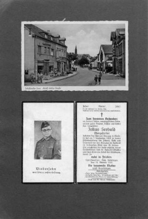 Fotografien, Todesanzeige, Postkarten