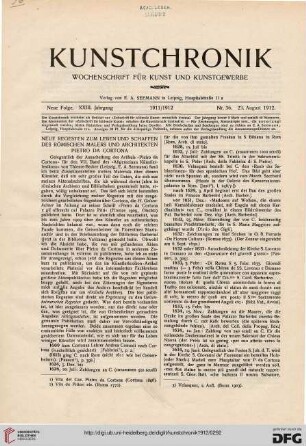 Heft 36 (23. August 1912)