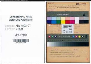 Entnazifizierung Franz Lihl, geb. 18.09.1907 (Fahrradhaendler)