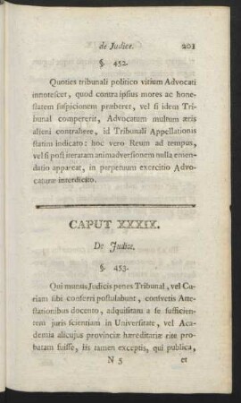 Caput XXXIX. De Iudice