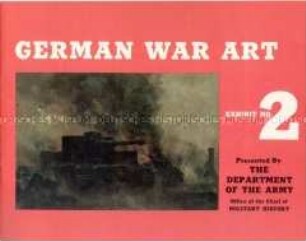 Ausstellungsführer zu einer Präsentation deutscher Gemälde aus dem 2. Weltkrieg in den USA
