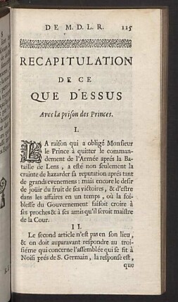Recapitulation de ce que dessus