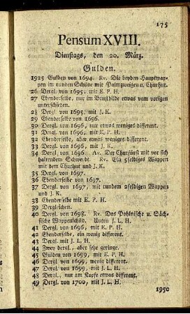 Pensum XVIII.