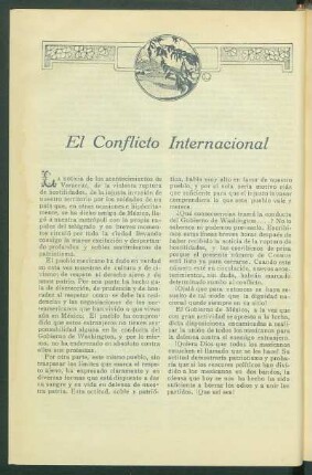 El Conflicto Internacional