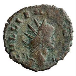 Münze, Antoninian, 260 - 268 n. Chr.
