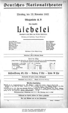 Liebelei
