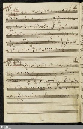 142. Aria: Colle procelle in seno / Scarlatti, G.