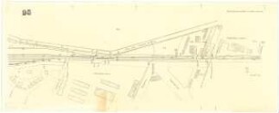 Fischer, Theodor; Pressburg (Bratislava, Slowakei); Wettbewerbs - Unterlagen - Bahnhofsgelände (Verkehrsplan)