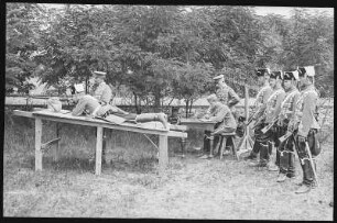 Torgau. Thür.-Hus.-Regim. Nr. 12 - Auf dem Schießstand