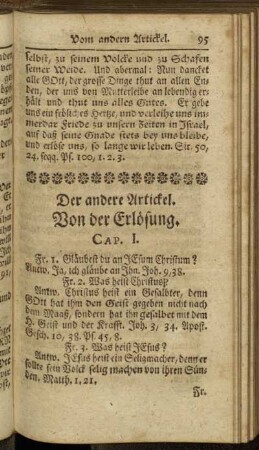 Der andere Artickel. Von der Erlösung.