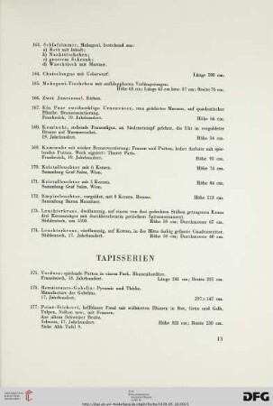 Tapisserien (Nr. 175-177)
