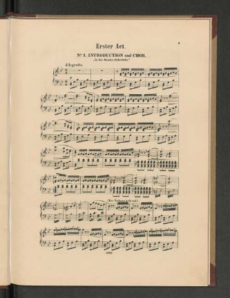 No. 1. Introduction und Chor. "In des Mondes Silberhelle"