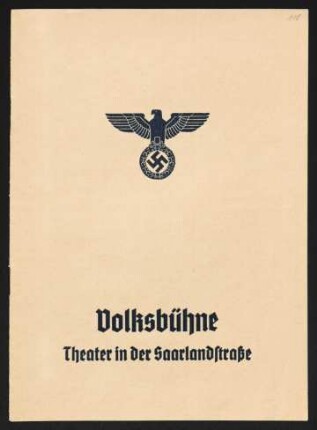 Volksbühne [Theater in der Saarlandstraße ]