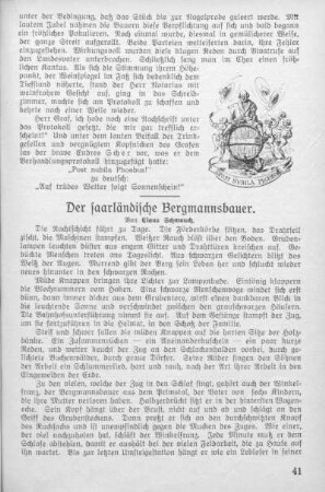 Der saarländische Bergmannsbauer
