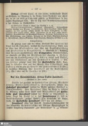 Auf der Secundärbahn Zittau-Oybin-Jonsdorf