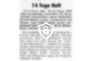 14 Tage Haft