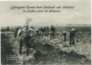 Russische Kriegsgefangene als Landarbeiter bei Rathenow