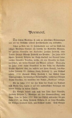 Führer durch die Sammlung des Hohenzollern-Museums im Schlosse Monbijou