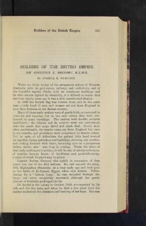 Builders of the British Empire