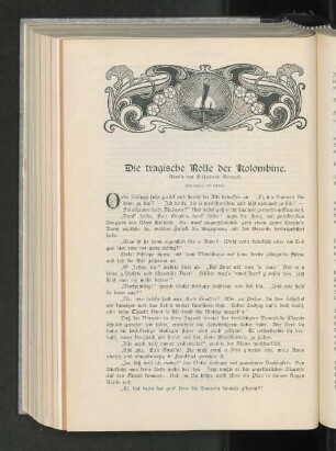 Die tragische Rolle der Kolombine