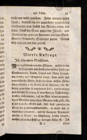 57-66, Vierte Anfrage