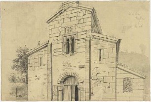 Kirche in Valdediós, Westfront