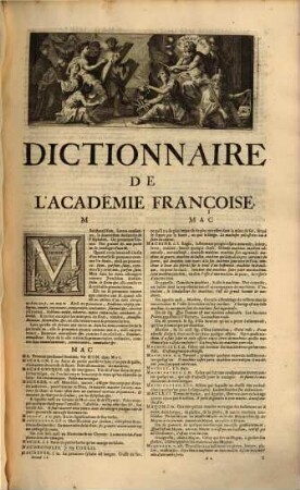 Le Grand Dictionnaire De L'Académie Françoise : Dedié Au Roy, 2. M - Z