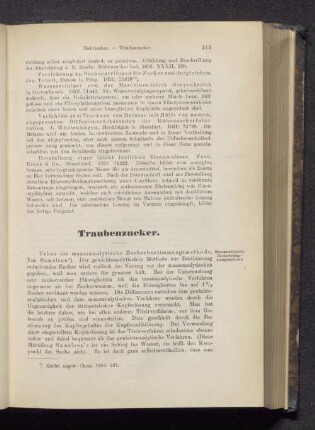 Traubenzucker.