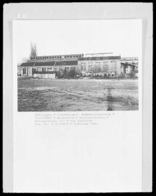 Bahnbetriebswerk — Nebengebäude