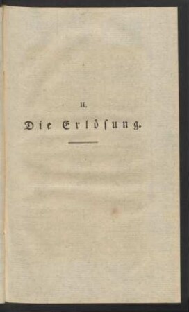 II. Die Erlösung