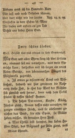 Zwey schöne Lieder