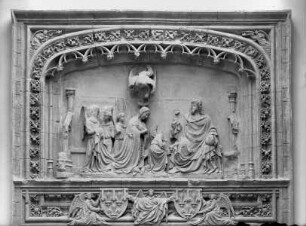 Relief mit Marienkrönung