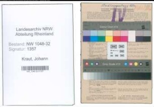 Entnazifizierung Johann Kraut , geb. 28.08.1903 (Beamter)