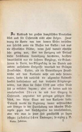 Eine Jakobiner-Verschwörung in Tirol : Episode aus d. neuern Tiroler Geschichte