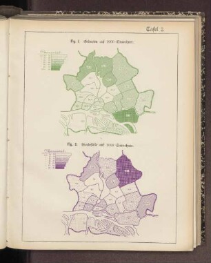 Tafel 2. Fig. 2. Sterbefälle auf 1000 Einwohner.