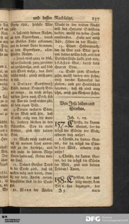 Von Jesu Leiden und Sterben.