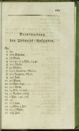 Beantwortung der Uebungs-Aufgaben