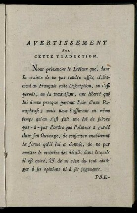 Avertissement Sur Cette Traduction