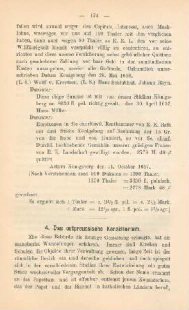 4. Das ostpreussische Konsistorium