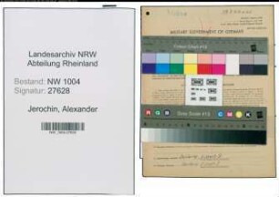 Entnazifizierung Alexander Jerochin , geb. 10.09.1892 (Installateur)