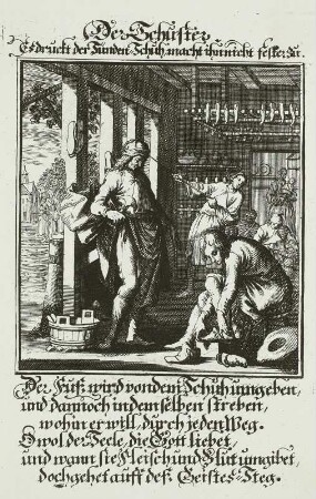 Der Schuster, Kupferstich, Weigel 1698