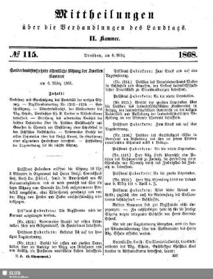 115. Sitzung