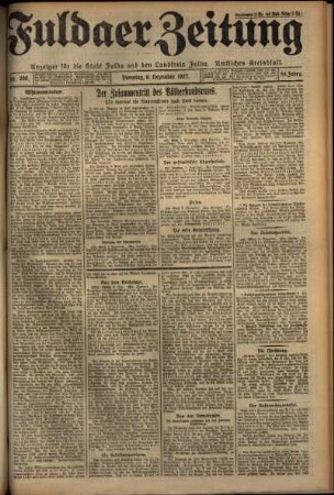 Ausgabe vom Dienstag, den 06. Dezember 1927.