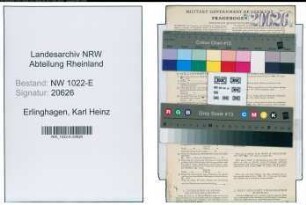 Entnazifizierung Karl Heinz Erlinghagen , geb. 17.10.1922 ()
